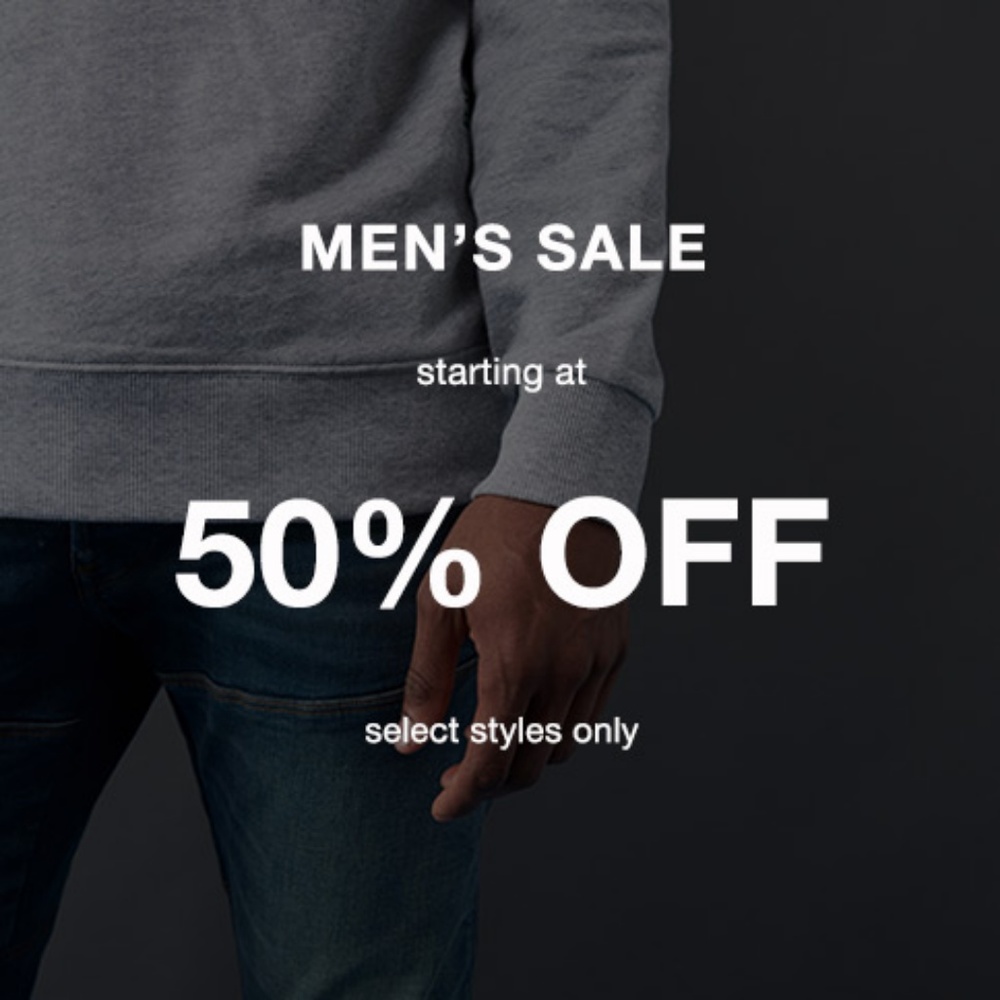 👔 50% Off - Men's Sale 👔